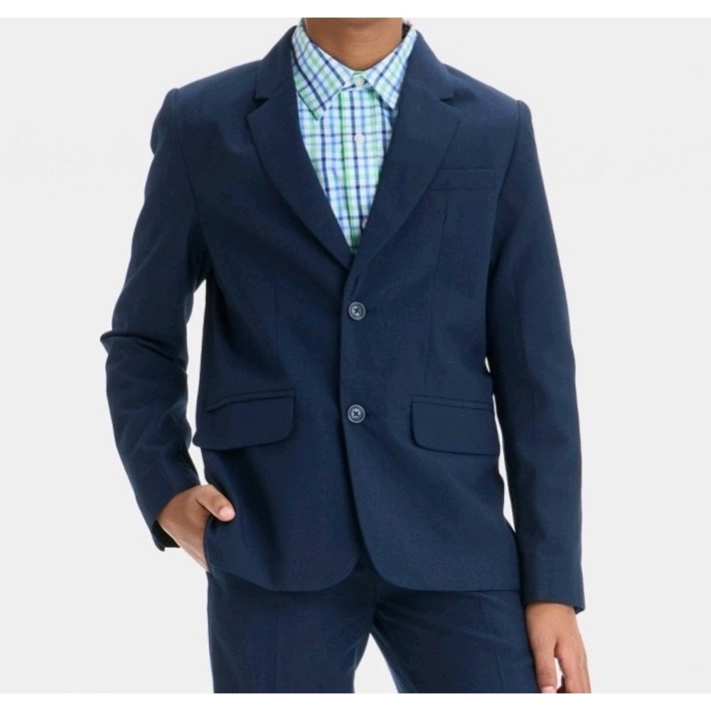 Boys' Suit Jacket - Cat & Jack Navy Blue Size 14